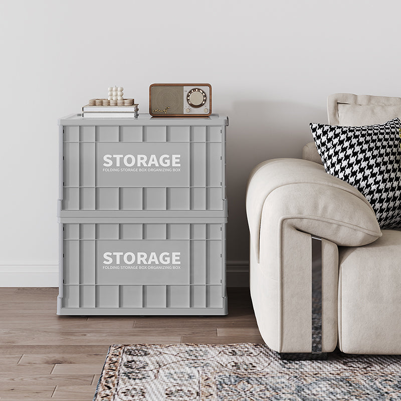 ANSENYA HOME 収納ボックス 折りたたみコンテナ 収納ケース コンテナ 衣装ケース アウトドア 部屋 リビング オフィス 家庭 車用 衣類収納 飲料 書類 防湿 防塵 キャスター付き 蓋付き 積み重ね可 組立簡単 4色展開 多サイズ選択 布団 衣類 ペットボトル おもちゃ お菓子 キッチン 取っ手付き 移動可能