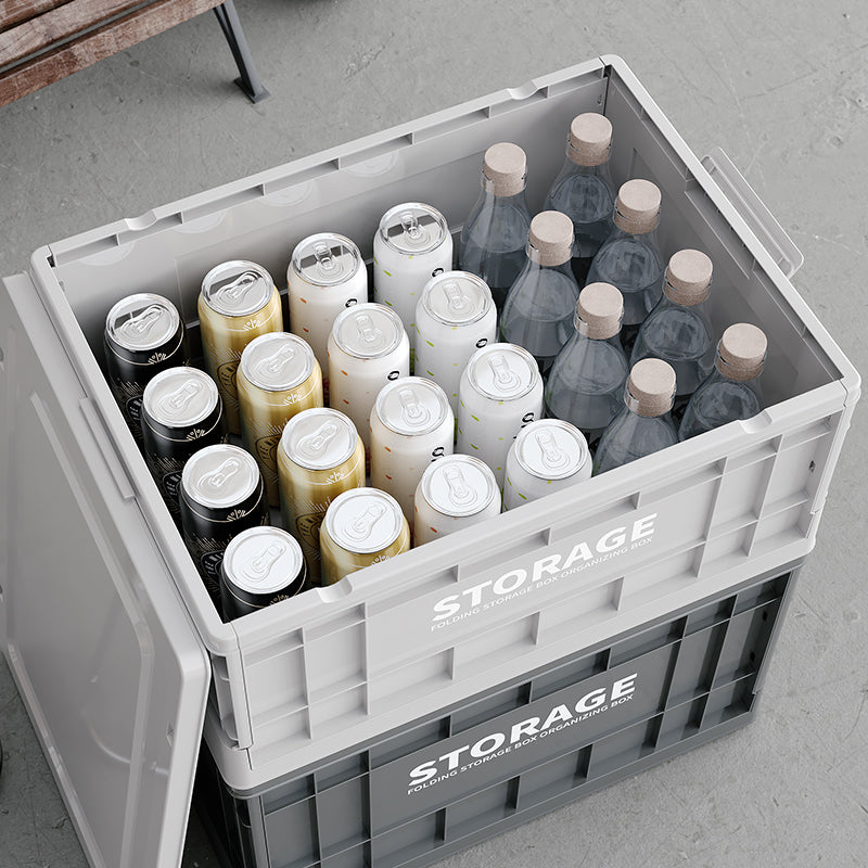 ANSENYA HOME 収納ボックス 折りたたみコンテナ 収納ケース コンテナ 衣装ケース アウトドア 部屋 リビング オフィス 家庭 車用 衣類収納 飲料 書類 防湿 防塵 キャスター付き 蓋付き 積み重ね可 組立簡単 4色展開 多サイズ選択 布団 衣類 ペットボトル おもちゃ お菓子 キッチン 取っ手付き 移動可能