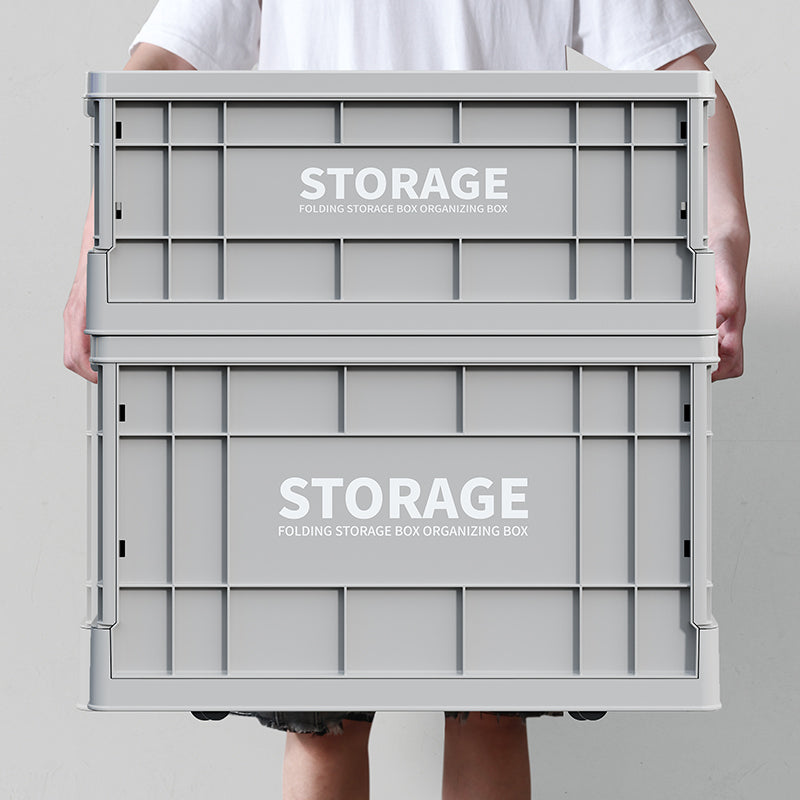 ANSENYA HOME 収納ボックス 折りたたみコンテナ 収納ケース コンテナ 衣装ケース アウトドア 部屋 リビング オフィス 家庭 車用 衣類収納 飲料 書類 防湿 防塵 キャスター付き 蓋付き 積み重ね可 組立簡単 4色展開 多サイズ選択 布団 衣類 ペットボトル おもちゃ お菓子 キッチン 取っ手付き 移動可能