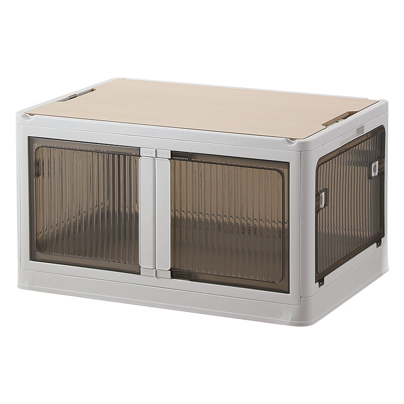 ANSENYA HOME 折りたたみ 収納ボックス 5面開閉 大容量 両開き 収納