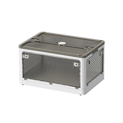 ANSENYA HOME 折りたたみ コンテナボックス 5面開閉 7サイズ 1~5個組 衣装ケース 収納ボックス 大型 キャスター付き 押し入れ収納 クリアボックス 蓋付き おもちゃ 積み重ね可能 衣類 布団 折り畳み プラスチック おしゃれ プレゼント