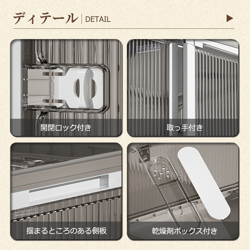 ANSENYA HOME 折りたたみ 収納ボックス 5面開閉 大容量 収納ケース 衣装ケース 折りたたみコンテナボックス 大型 押し入れ収納 ボックス プラスチック コンテナ クリアボックス 蓋付き おもちゃ 衣類 おしゃれ